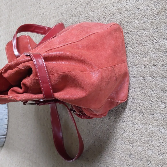 Tommy & Kate Red Leather Bag, - Picture 11 of 14